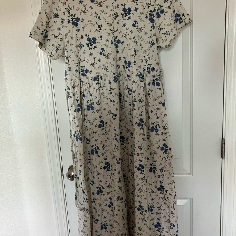 Cottagecore floral Maxi Dress